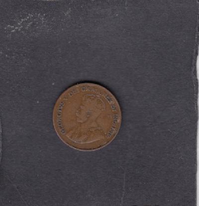 Beschrijving: 1 Cent GEORGIUS V